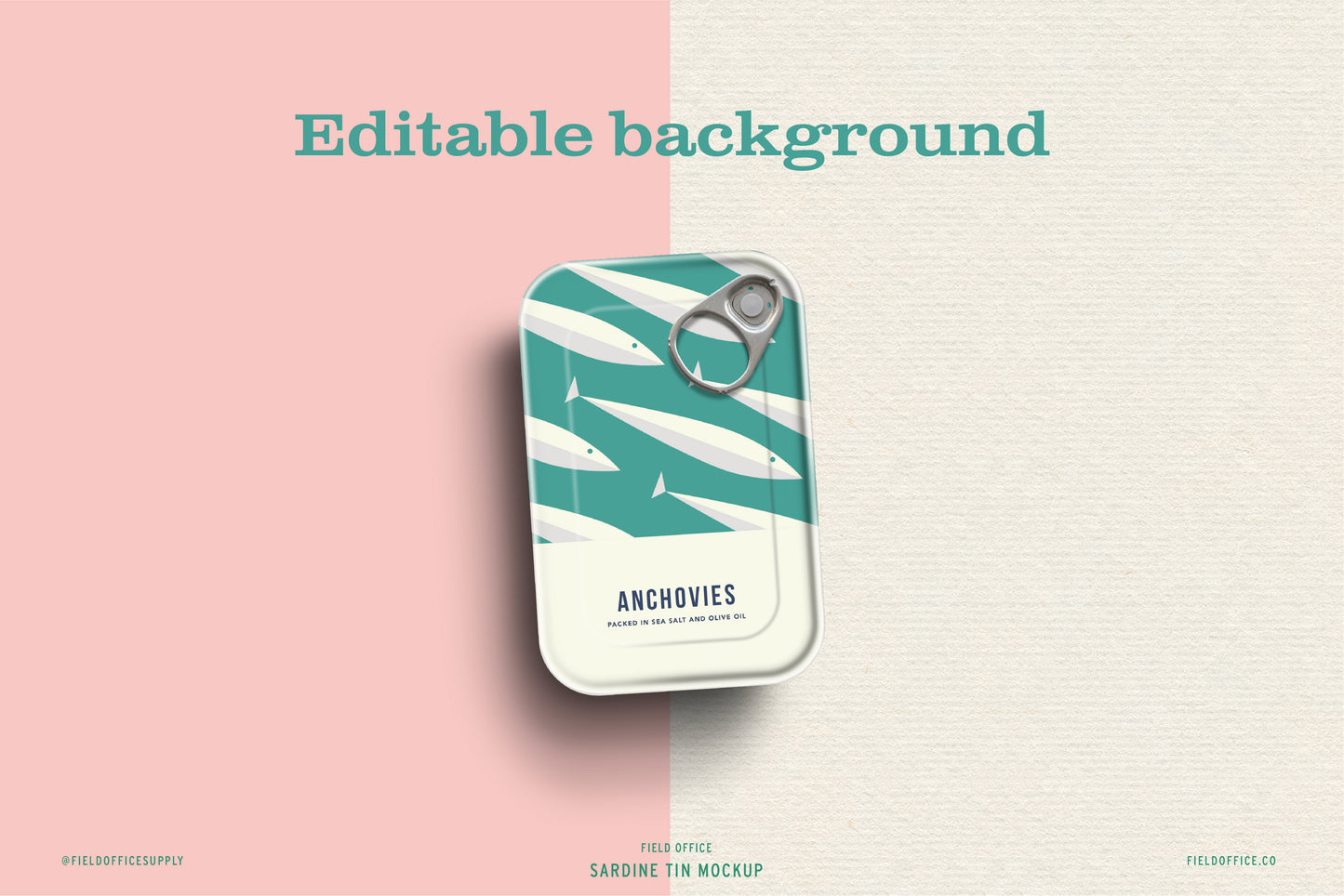 Sardine Tin Mockup