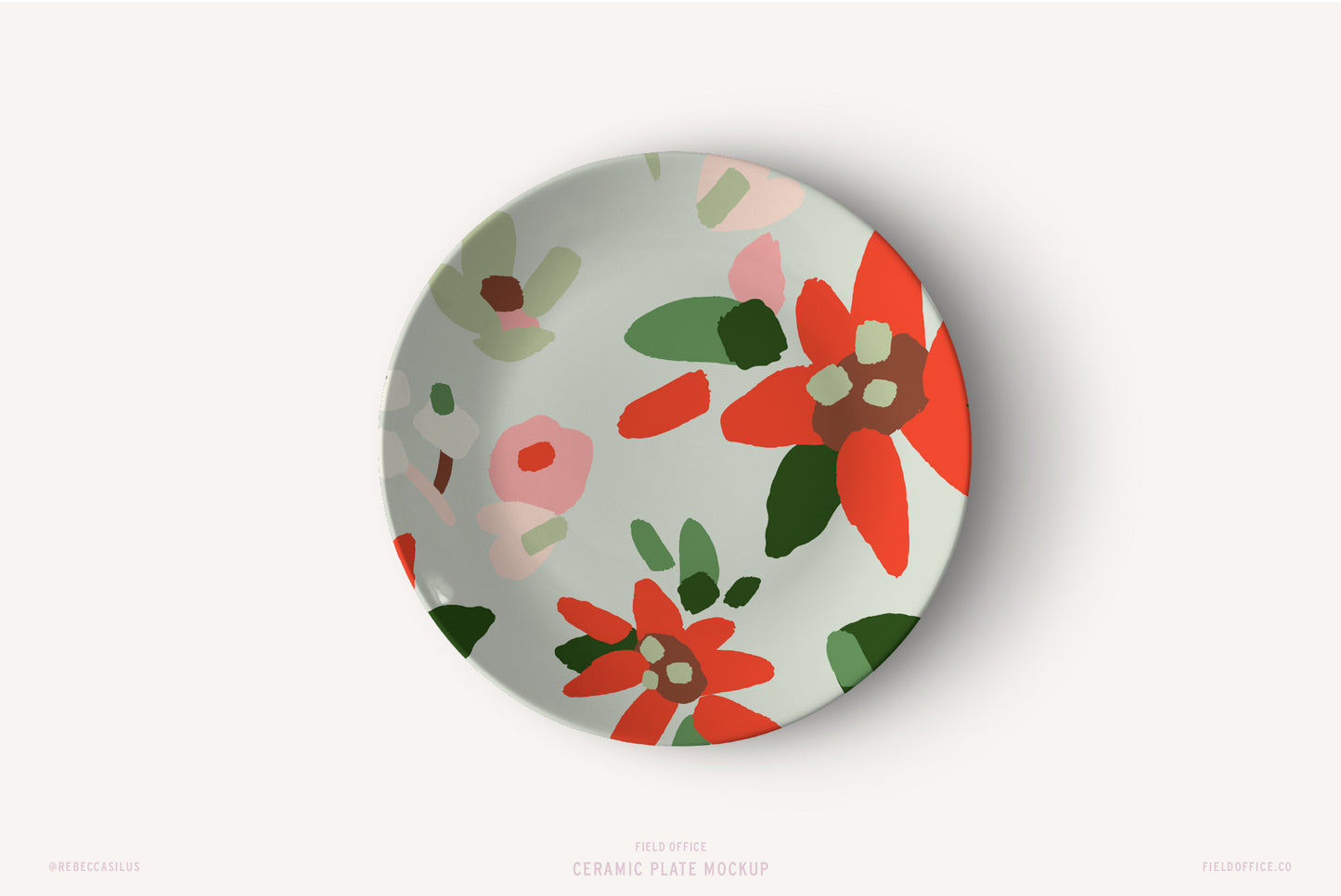 Ceramic Plate Mockup