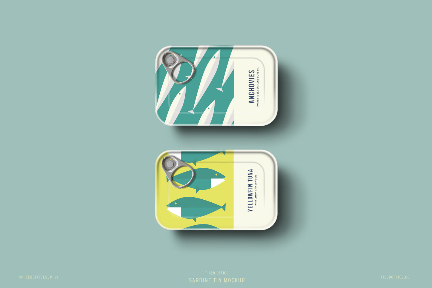 Sardine Tin Mockup