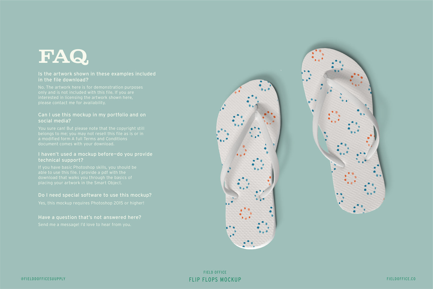 Flip Flops Mockup