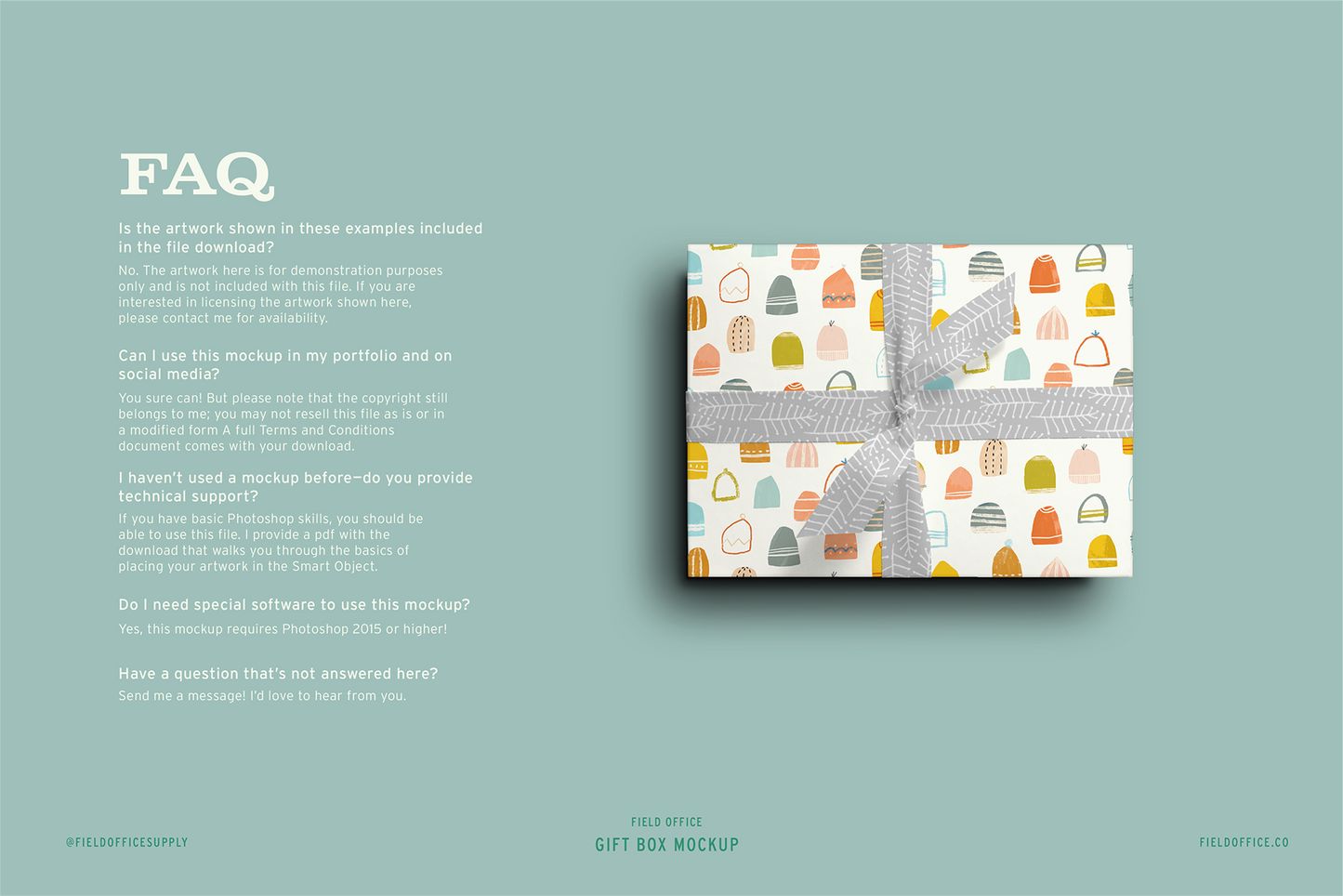 Gift Box Mockup