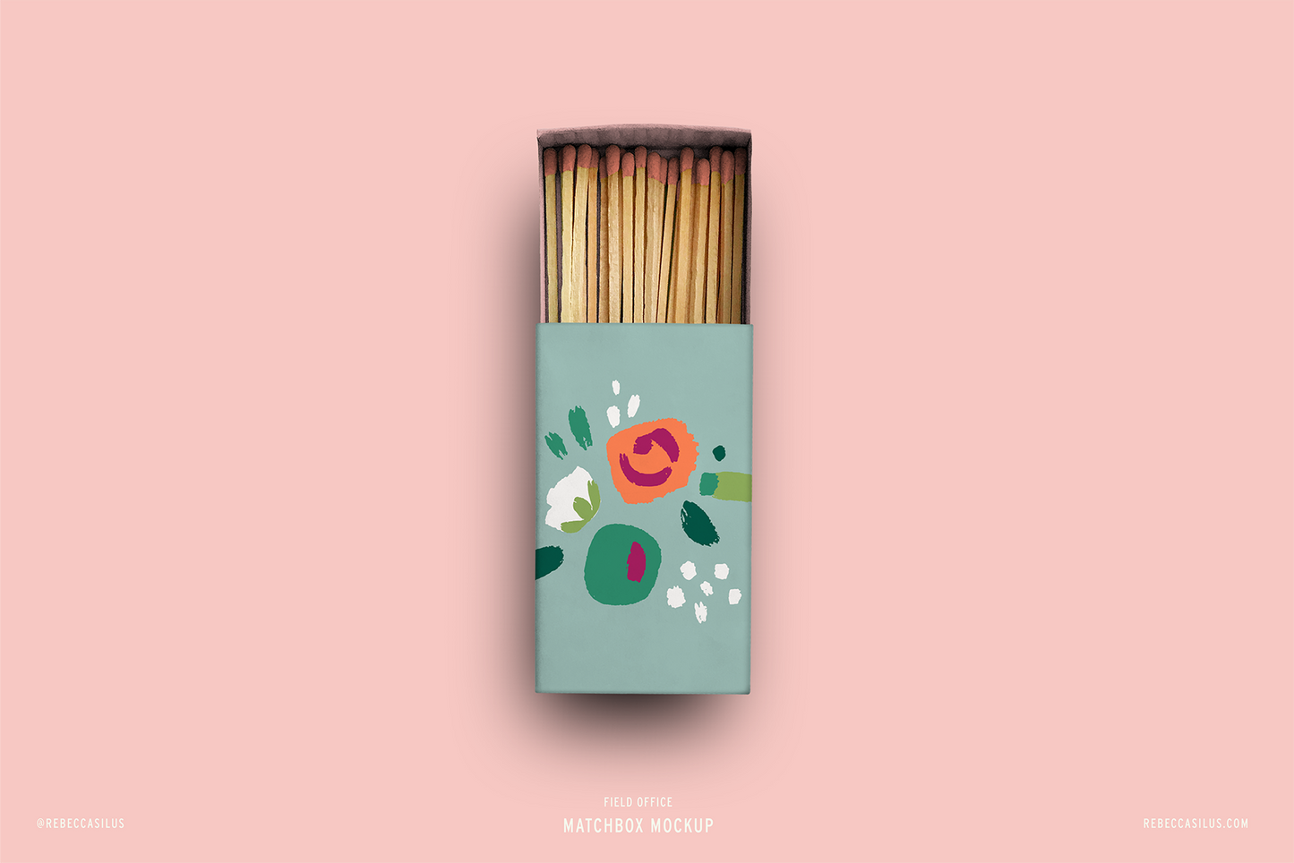 Matchbox mockup for brand design by Field Office
