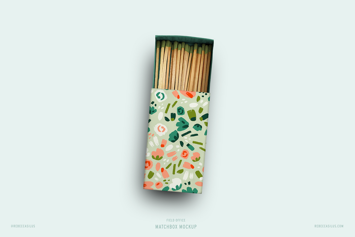 Matchbox mockup template for branding by Field Office