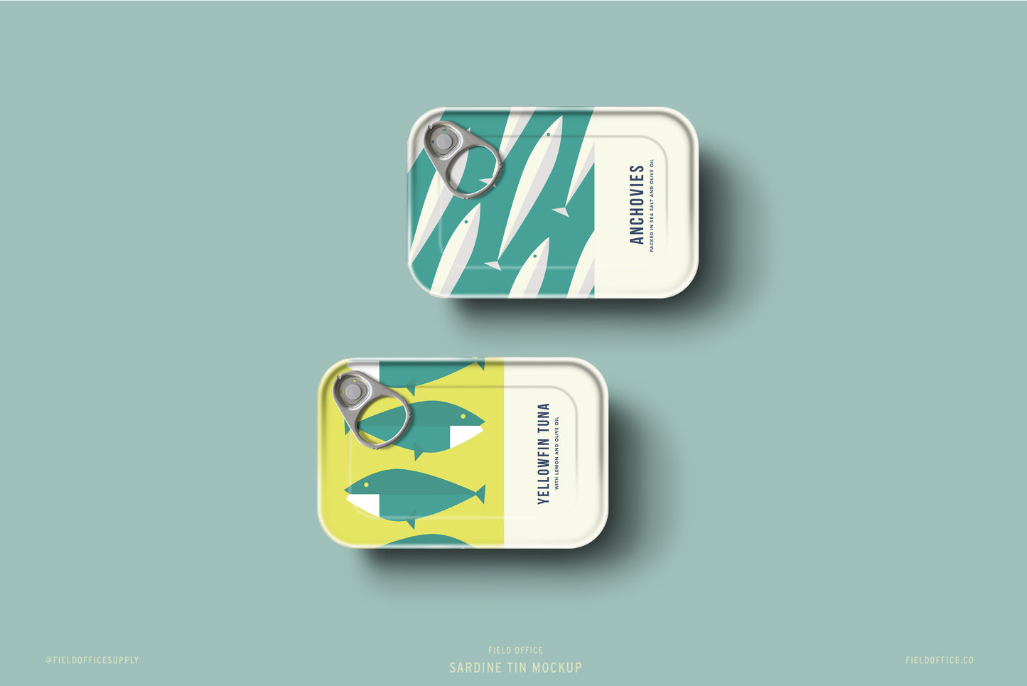 Sardine Tin Mockup