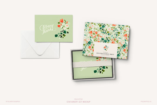 Stationery set mockup by Field Office