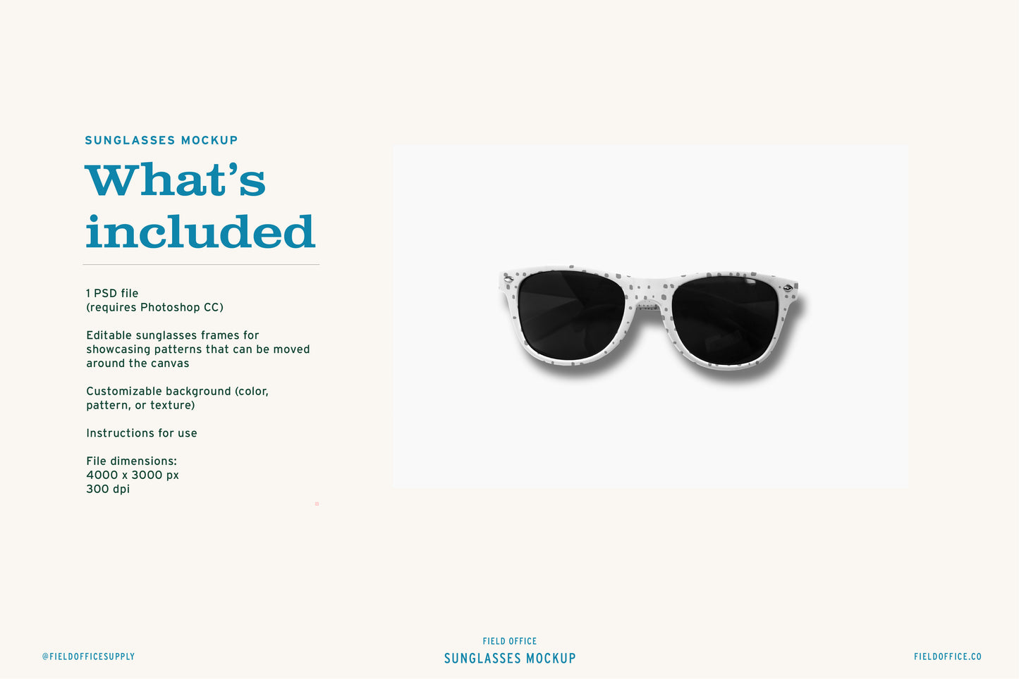 Sunglasses Mockup