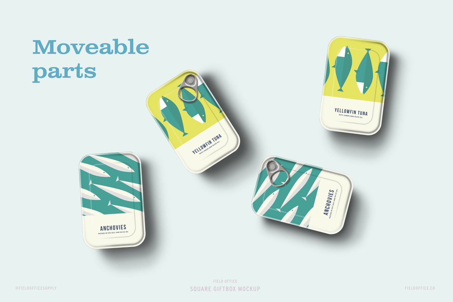 Sardine Tin Mockup
