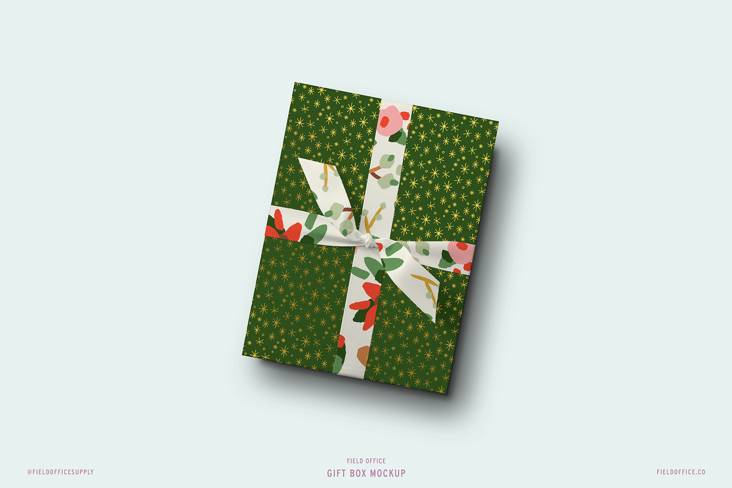 Gift wrap mockup for surface pattern designers by Field Office