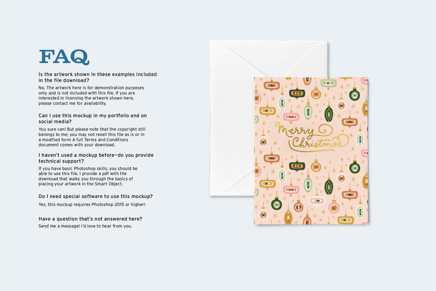 Greeting Card Mockup